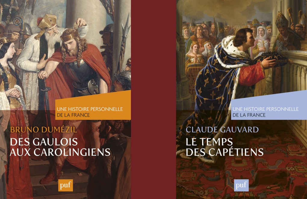 Des Gaulois aux Carolingiens. De Bruno Dumézil. Le Temps des Capétiens. De Claude Gauvard. Collection « Une histoire personnelle de la France », P.U.F., 2013, 224 pages,14 €.