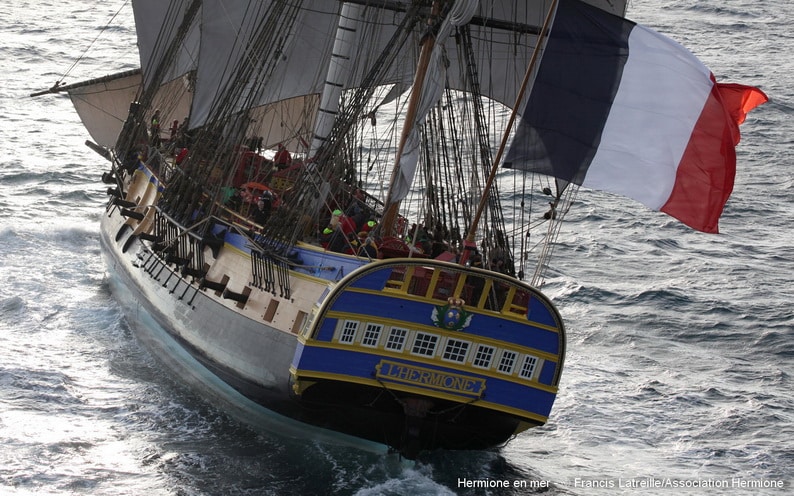 L’Hermione de passage à Saint-Malo, début juillet 2016 !