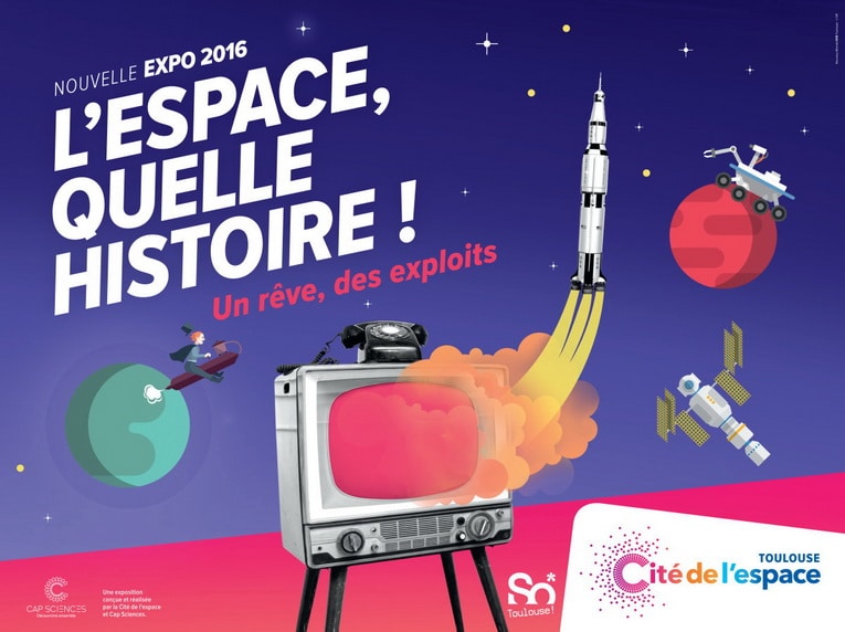 L’histoire de la conquête spatiale, entre rêves et exploits, cet été à la Cité de l’espace !