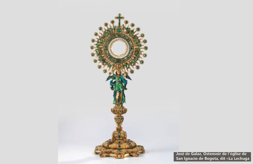 José de Galaz, Ostensoir de l'église de San Ignacio de Bogota, dit "La Lechuga